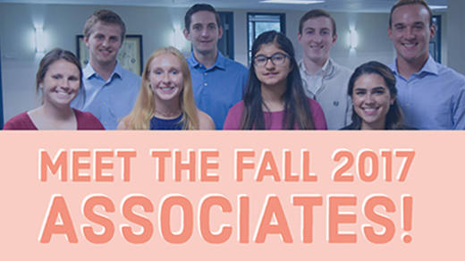 Meet our Fall 2017 Associates!