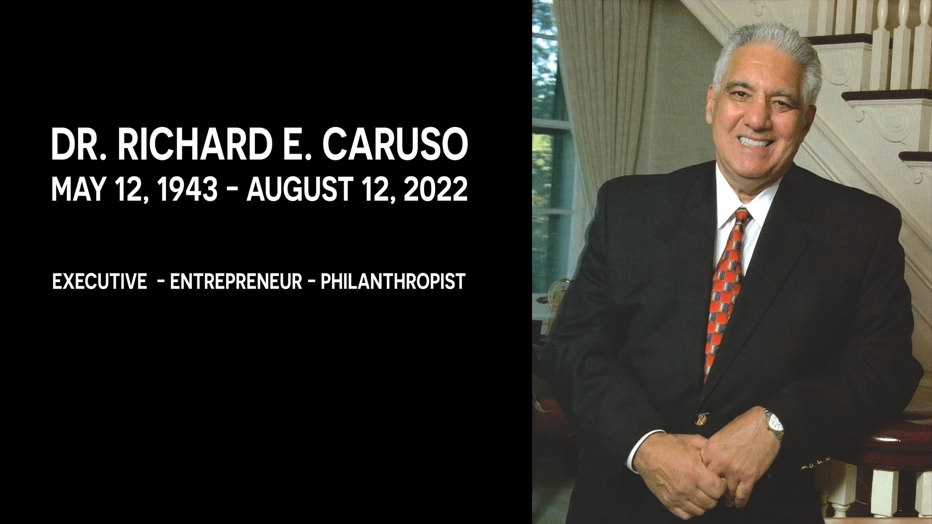 Tribute Honoring UIF Founder Dr. Richard Caruso